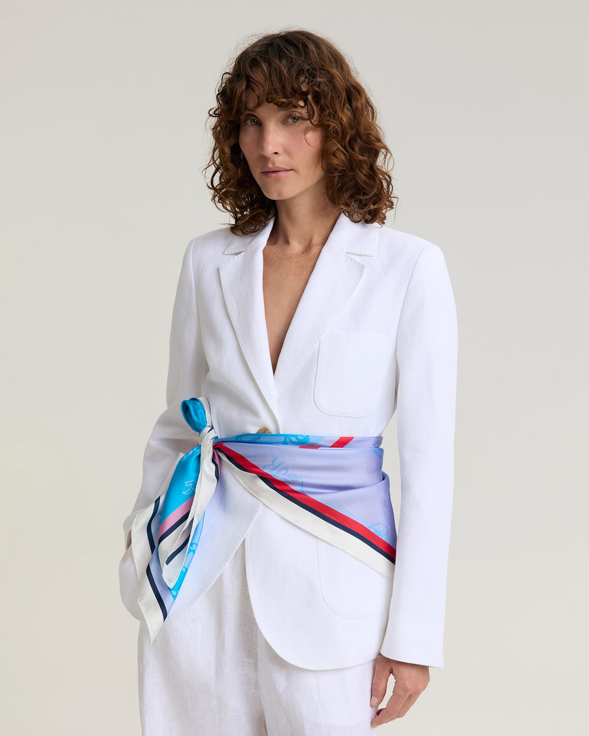 Sailing Club Silk Scarf
